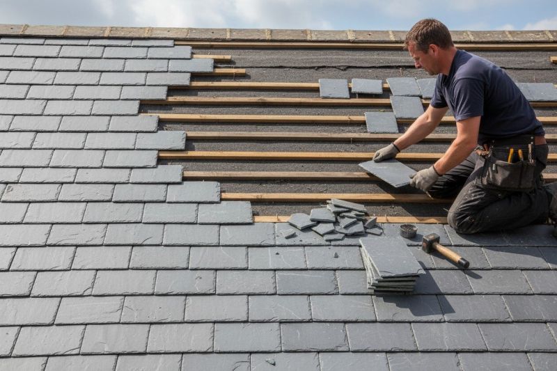 Slate Roof Repair detail